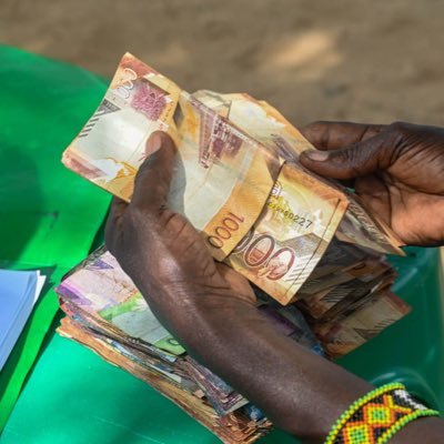 Women in a savings group meeting